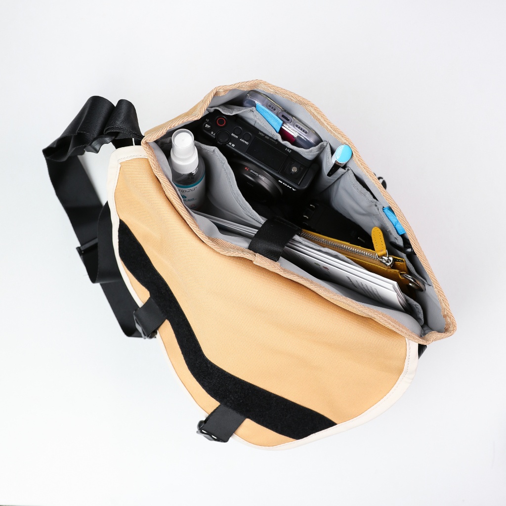 Yellow top messenger bags